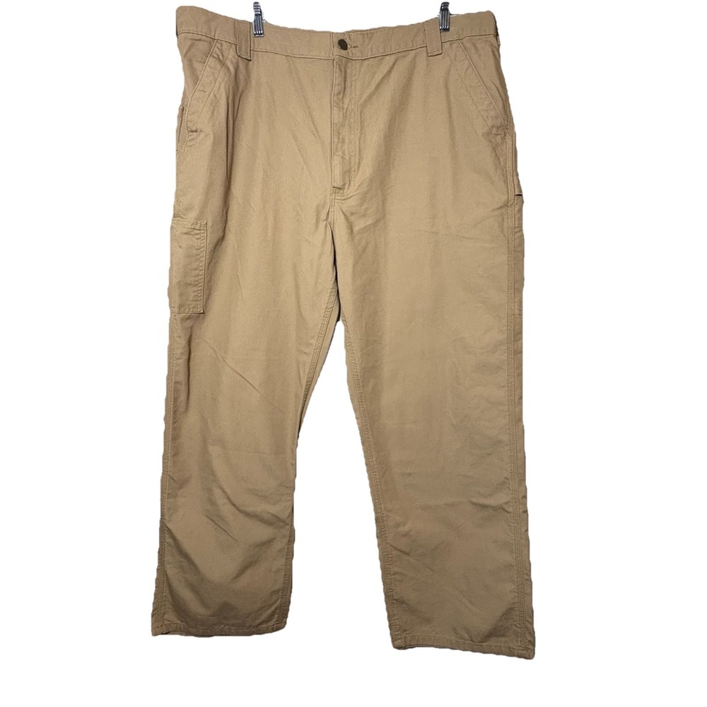 Carhartt Beige Pants Khakis 42 X 30 NWT Loose Fit Pants Lots Of‎ Pockets Comfort